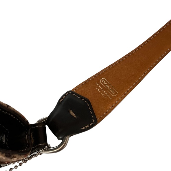 COACH #9614-Tattersall Plaid Wool Baguette (Special Edition! - Picture 8 of 14